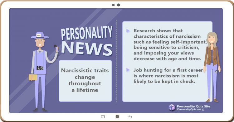 Narcissistic traits change throughout a lifetime